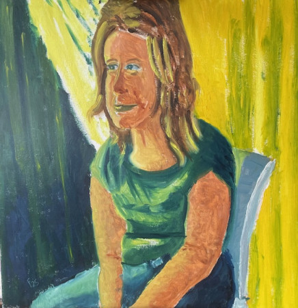 Esmée (nr.2509) oil on board / 60 x 61 cm